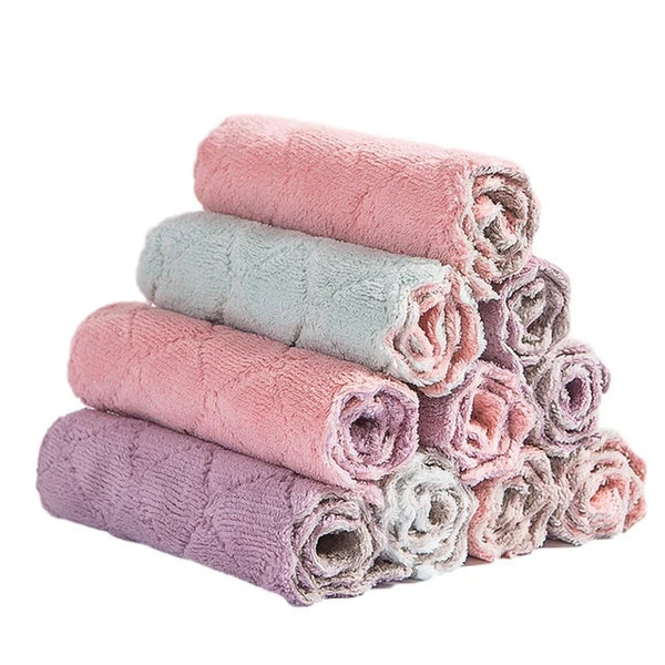 Reusable Microfiber Kitchen Towel - 8 Set